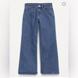Old Navy High Waisted Super Baggy Wide Leg Jeans for Girls Size 12 NWT